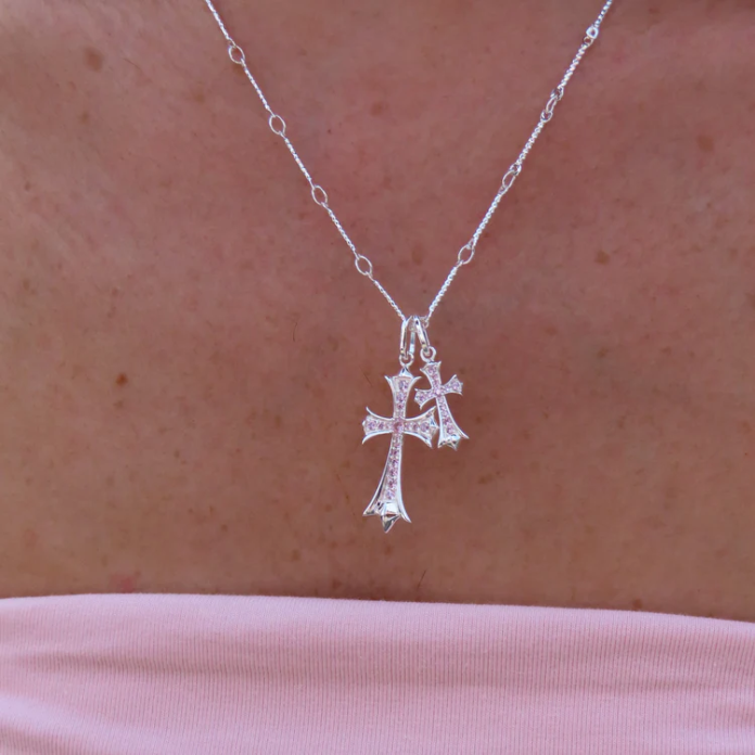 Double Cross Necklaces